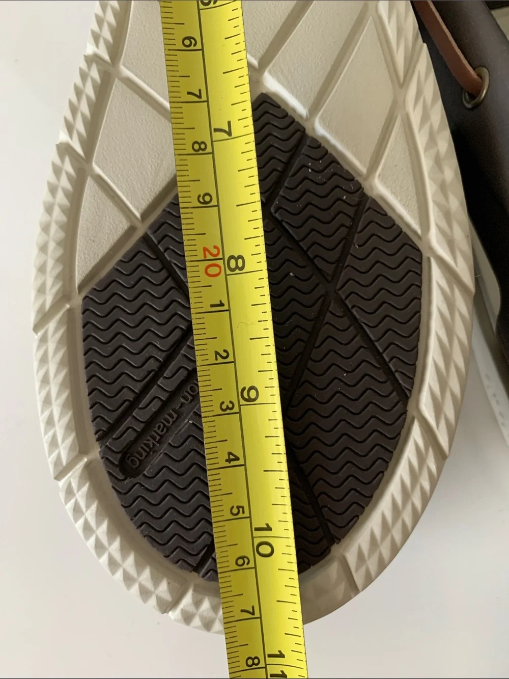 Crocs Women’s Brown Boat Slip On Sandal with Tan Laces Size 9